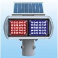 青岛太阳能两组双面爆闪灯|交通警示灯|爆闪灯厂家|红蓝爆闪灯